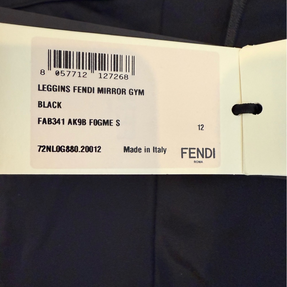 Fendi mirror black mesh legging - size small - NWT - Picture 10 of 10
